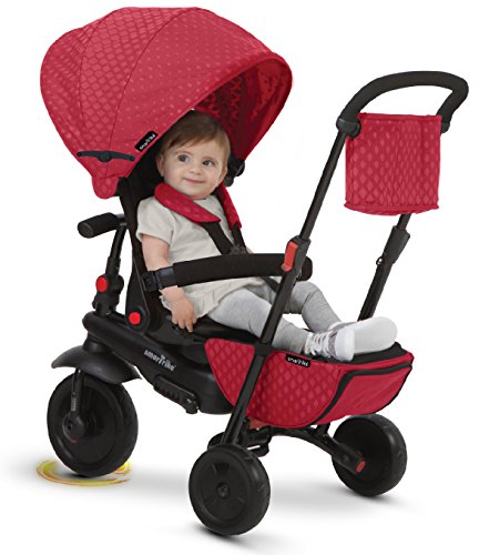 smarTrike Smartfold 700 Folding Baby Tricycle, Red