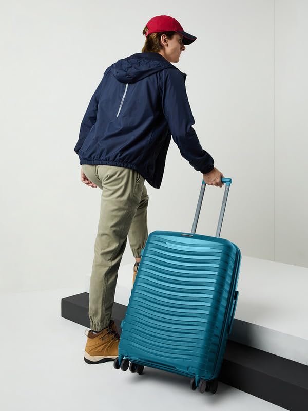 Image of Wildcraft Polypropylene Titan Luggage Bag /Trolley Bag /Suitcase for Mens & Womens | Unisex Luggage Bag with Wheels | Trolley Bag