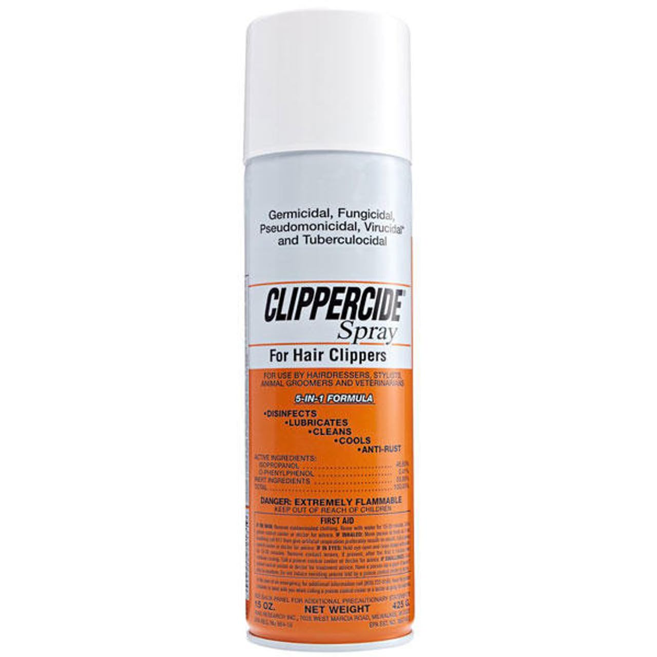 Clippercide 72130 Aerosol Spray, 15 Ounce
