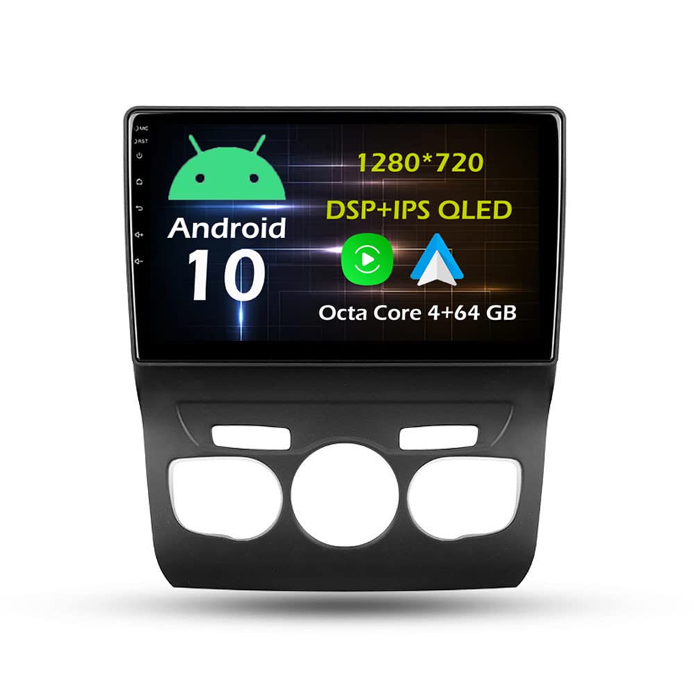 シトロエンC4 ディスプレイオーディオ Android13 CarPlay Amazon.com: Bestycar 9'' Android Car Stereo Radio for Citroen C4