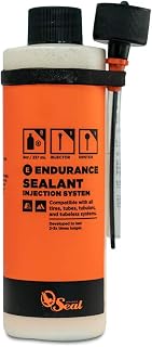 Orange Seal Endurance Tubeless Tire Sealant - Long-Lasting Formula for MTB, Road, Gravel, CX Bikes | Seals 1/4" Punctures Up to 120 Days