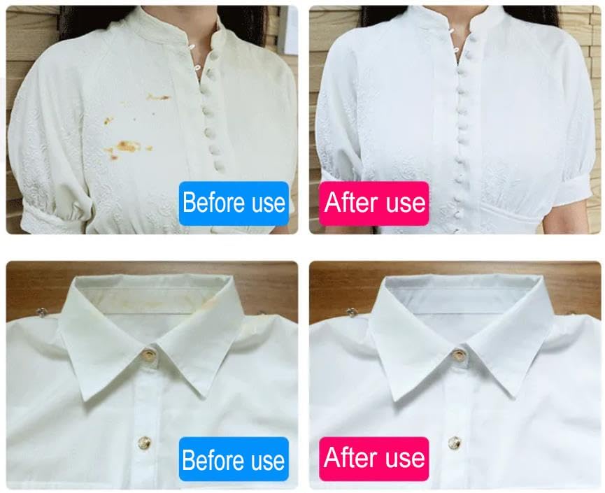 Miniatura 4 de Detergente activo para ropa con enzimas activas, removedor de manchas de ropa con enzimas activas, limpiador de manchas obstinado para prendas de