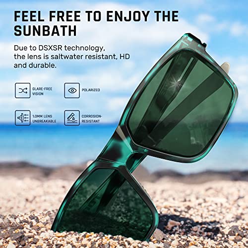 TOREGE Polarized Sports Sunglasses with 3 Interchangeable Lenses for Men Women Cycling Running Baseball Glasses TR652