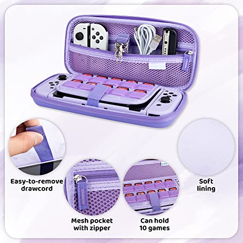 Housse Switch OLED Sakura pour jouer en voyage confortablement - 2