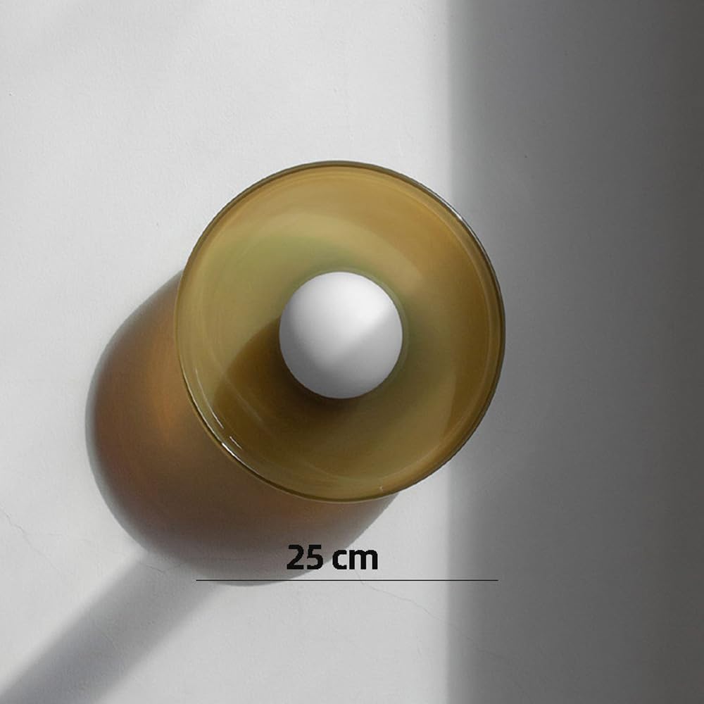 MIDIC CICIE Nowoczesny korytarz Lekkie Oprawa oświetleniowa Farmhouse Kitchen Light Orange Zielony szklany szklany montaż łazienki Lekkie sufitowe do przednich werandy pralnia pralnia w pomi