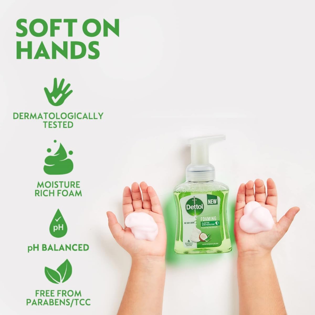 Dettol Foaming Handwash Refill - Aloe Coconut, 700ml (Pack of 2)| Rich Foam | Moisturizing Hand Wash | Soft on Hands Dettol Foaming Handwash Refill - Aloe Coconut, 700ml (Pack of 2)| Rich Foam | Moisturizing Hand Wash | Soft on Hands