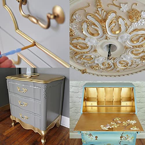 Vgseba 100GOLDPAINT Acrylic Paint Metallic Gold thumb #2