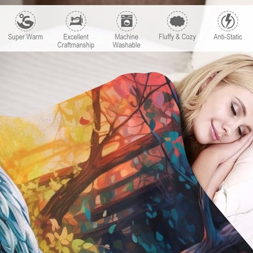 Manta de forro polar de franela de 140x180 cm para cama y sofá 6