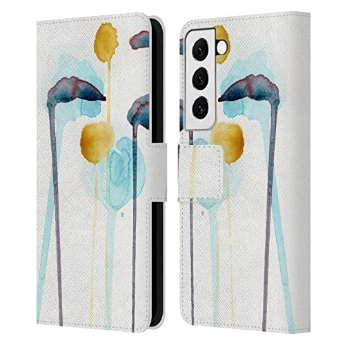 Carcasa Samsung Galaxy S22 5G tipo libro cuero diseño botánico Wyanne