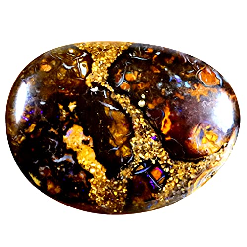 Opale rocheuse naturelle de Koroit 10.08 ct, pierre précieuse d'exception pour haute joaillerie