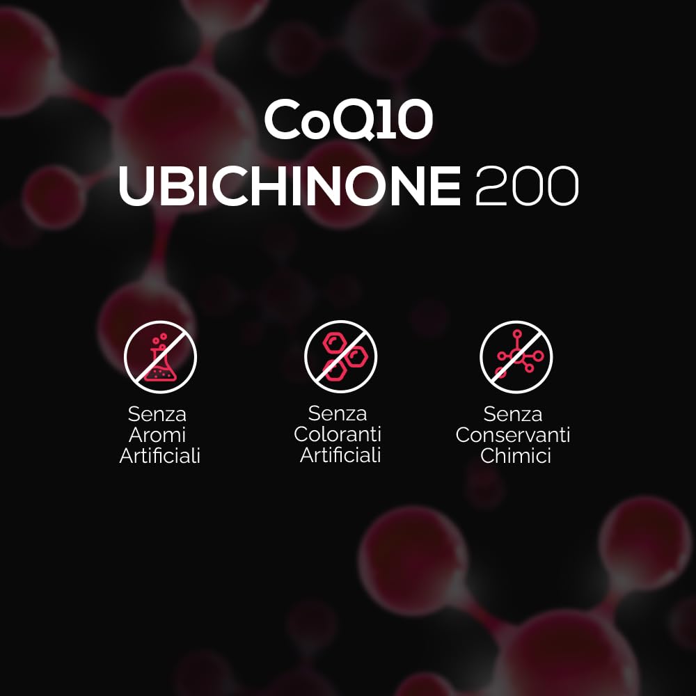 Coq10 Ubichinone in Softgel Da 200 Mg Di Intelligent Labs | 120 Porzioni | Softgel Facili Da Ingerire E Ad Elevata Potenza