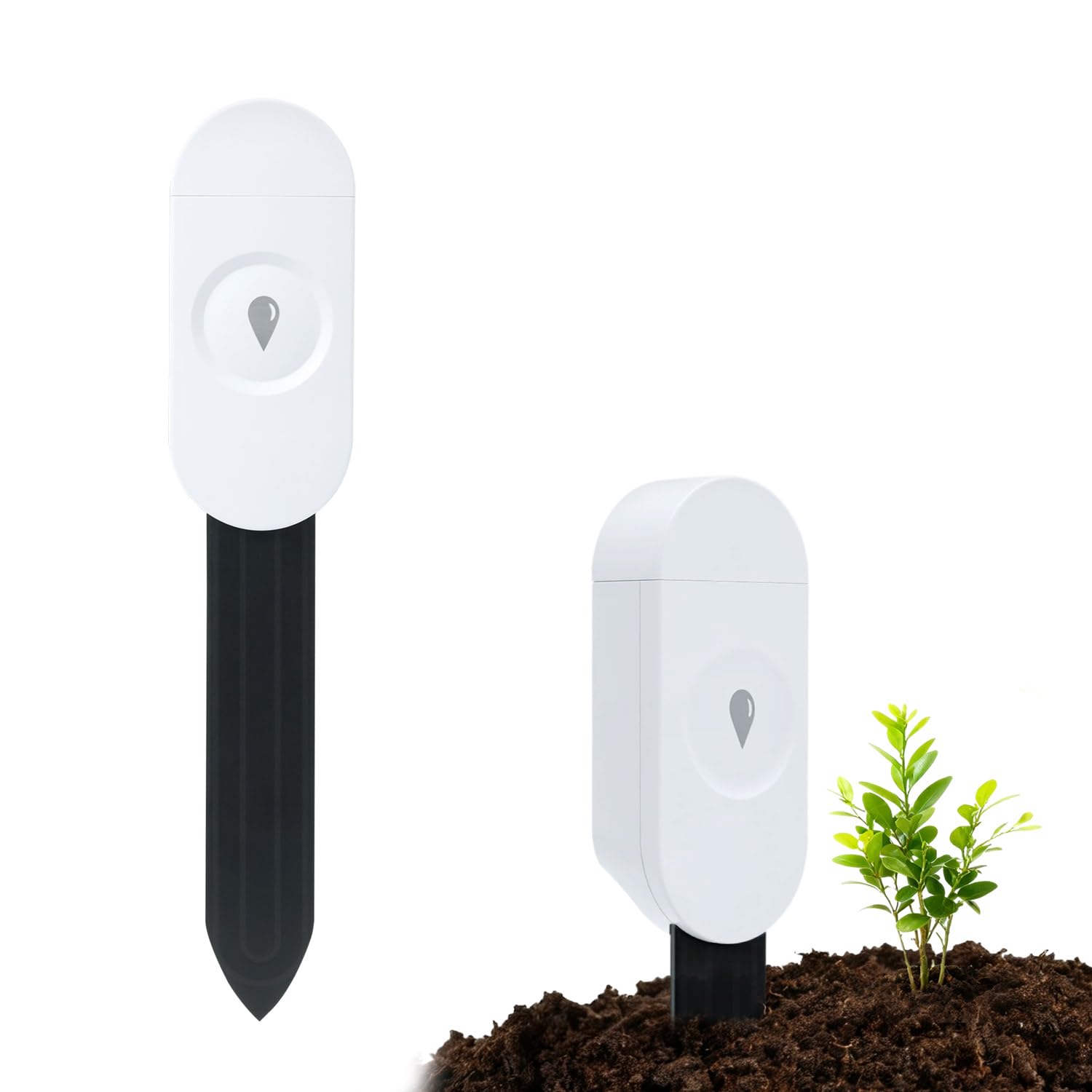 Wigearss Zigbee Soil Meter, Moisture, Temperature, Ambient Humidity for Plants, Compatible with Home Assistant Zigbee2mqtt