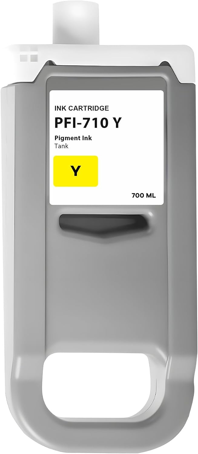 PFI-740 Ink Tank Set 700ml (with Chip) Replacement for Canon PFI-740 PFI-740MBK PFI-740BK PFI-740C PFI-740M PFI-740Y Ink Cartridge for ImagePrograf TZ-30000 TZ-30000 MFP Printer, 5-Pack
