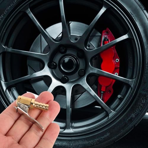 Adaptador de boquilla de aire de latón para inflador de ruedas de coche de 8 mm 5