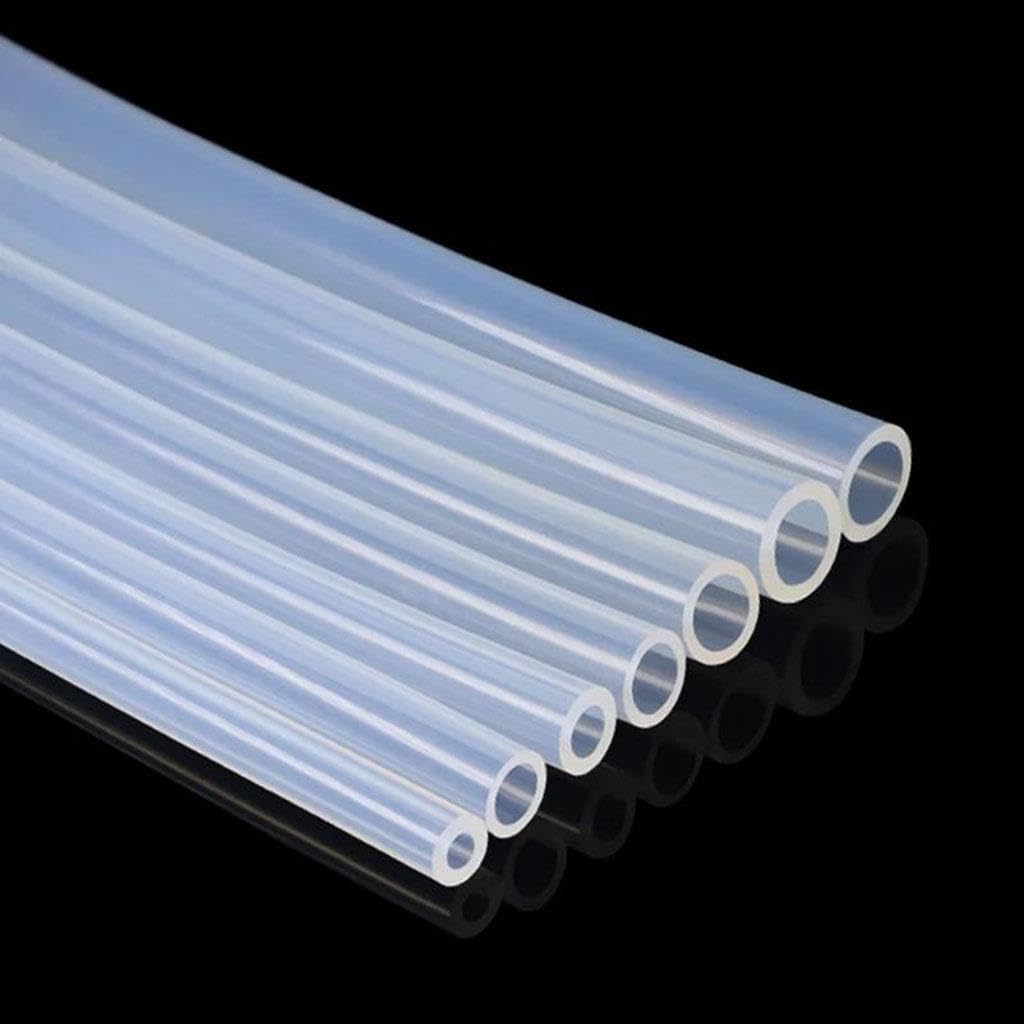 Tube De Pompe Péristaltique en Silicone Transparent, Non Toxique, Tuyau Flexible -60 ℃ ~ 180, ID 0,5 À 25,4 Mm(2 Meters,ID 12.7mm xOD 19.7mm)