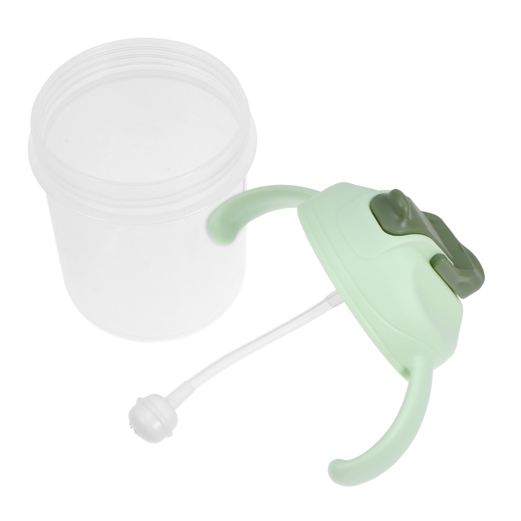 PACKOVE 3piezas Botella Antiderrames Con Pajita Para Mayores Taza De Portátil Para Cuidado De Ancianos Vaso Con Mango Para