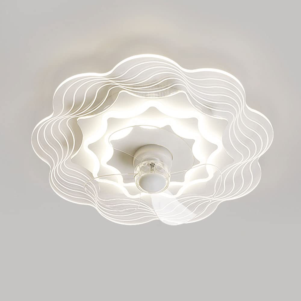 Élégant ventilateur de plafond ultra mince à intensité variable et ventilation à 6 vitesses