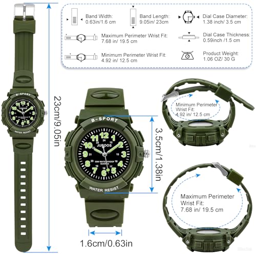 Image of Juboos Kids Watch Analog for Boys Girls Teens Waterproof Sport Wristwatch