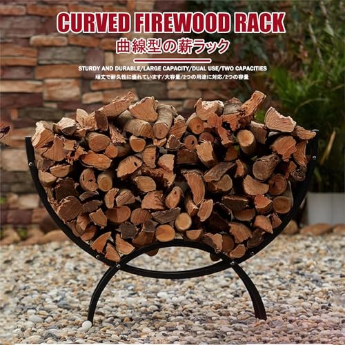 Range-bûches en métal pour éviter l'humidité du bois de chauffage - 4