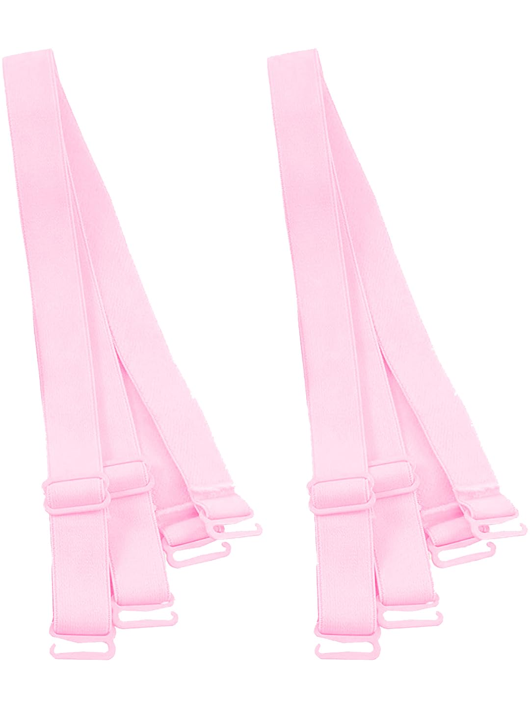 Women's Solid Multicolor Elasten Detachable Stretchable Adjustable Straps for Bra Metal FreeSize Pack of 2-image-12