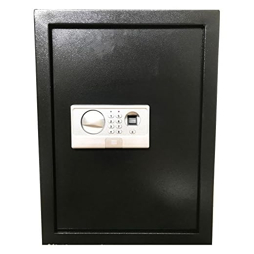 Digital Electronic Flat Recessed Wall Hidden Safe Security Box Jewelry Gun Cash (Biometric Fingerprint Black)