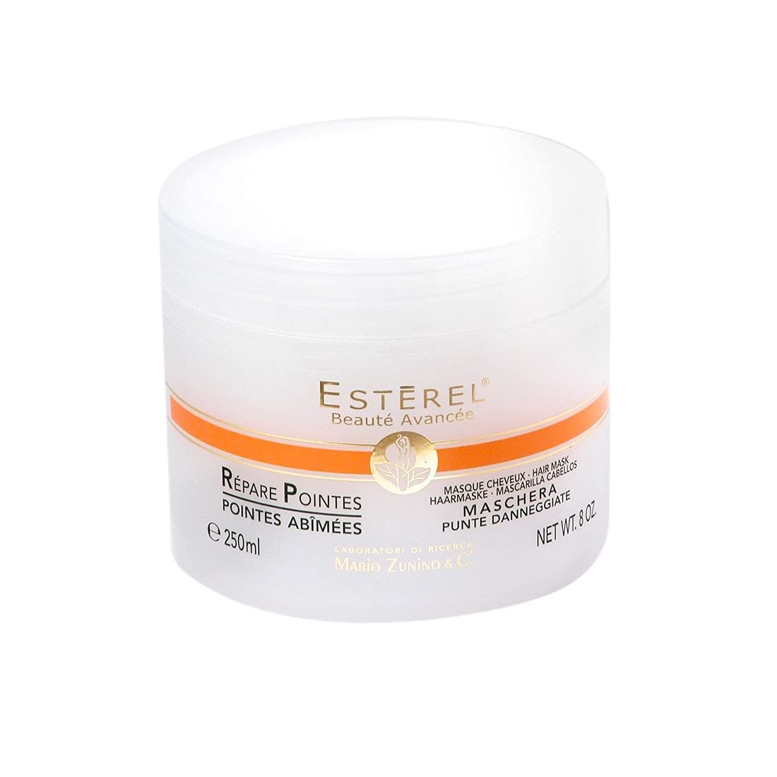 Esterel Répare Pointes SPLIT ENDS TREATING MASK with Ceramide, damaged hair restoring mask, hair treatment mask, SLS/SLES FREE Jar 260 ml 9 FL. OZ.