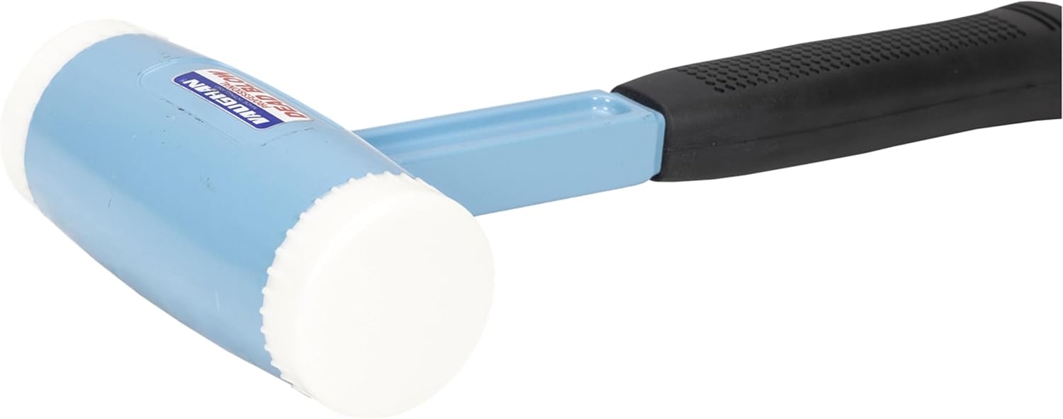 VAUGHAN Dead Blow Hammer, 1 Lbs, Includes Two Soft Faces, Steel Filled, DB175, VN58514