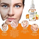 Kurkuma-Gesichtsessenz - Dark Spot Corrector Face Whitening Essenz | Facial Firming Rejuvenating Skin Care Liquid Feuchtigkeitsspendende Stumpfe und trockene Haut – Bild 4
