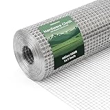 16 Gauge Galvanized Hardware Cloth 48in x 100ft Silver...