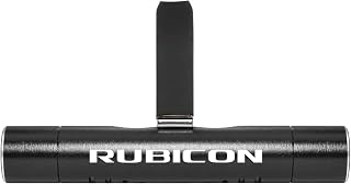 iPick Image for Jeep Rubicon Wrangler Car AC Vent Air Freshener Black Clip with adjustable window and 10 Refill Sticks, Official Licensed