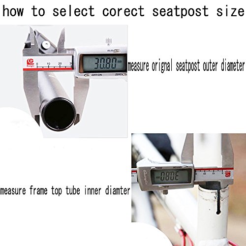 Ganopper - Tubo reggisella per MTB, in lega di