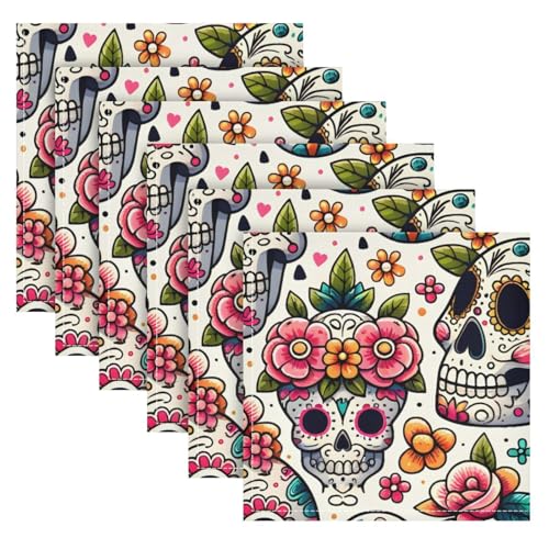 Servilletas de Tela Cuadradas ALAZA Multicolor x4 miniatura 2