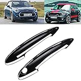 Accesorios Exteriores de Coche – Cubierta de Manija de Puerta para Mini Cooper R50/R52/R53/R55/R56/R57/R58/R59/R60/Countryman 2001~2013 (Negro)