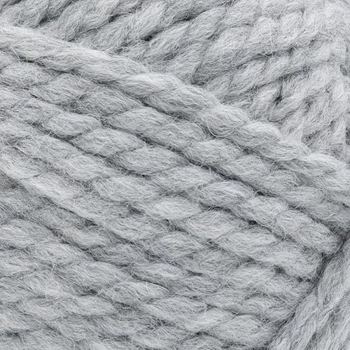 Image of Lion Brand Yarn, Wool-Ease Thick & Quick Yarn, Sweatshirt Grey, 3 Pack | Super Bulky Wool Acrylic Blend Fiber for Soft Hats, Sweaters, Chunky Blankets, Yarn for Crochet, Knitting, Crafts, Weaving