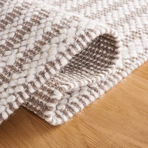 Tapete decorativo rectangular 5' x 8' Ivory/Taupe miniatura 5