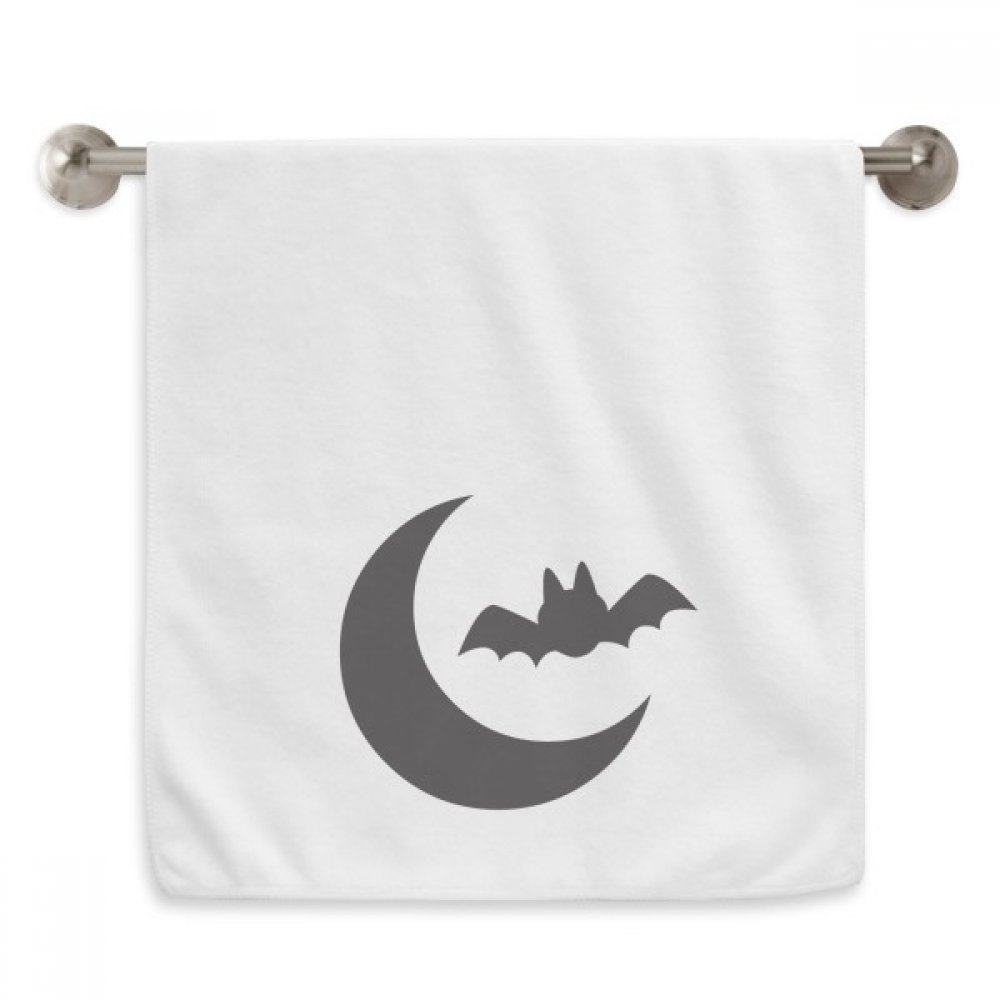 Débarbouillette Halloween lune absorbante pour maquillage