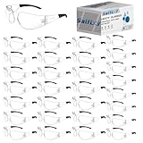 Salfboy Clear Safety Glasses Bulk of 30 Ansi Z87.1 Certified for Scratch Impact Resistant Lens Protective Eyewear for Work, Lab, Construction
