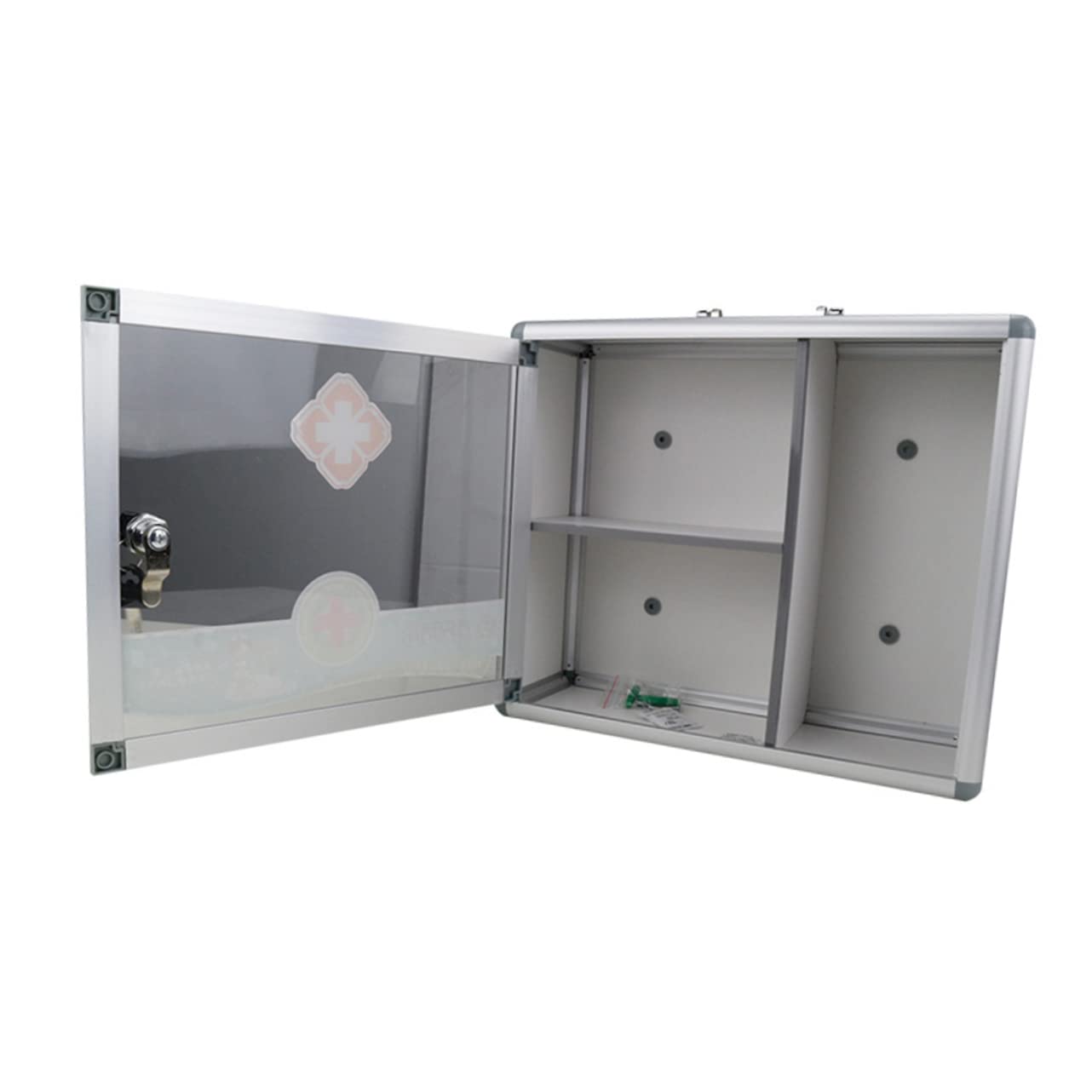 Kit De Caja De Almacenamiento Botiquín De Emergencia Aleación De Aluminio Fácil Montaje Pared