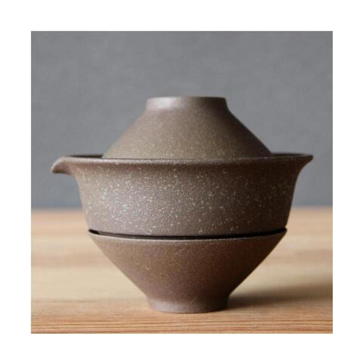 Reise Kung Fu Tee Set 200 ml japanische Teekanne aus Keramik, Wasserkocher, Teezubereitung, Gaiwan, Teetasse für Puer, 1 Schüssel, 2 Tassen, Tee-Set, Retro-Rohkeramik-Trinkgeschirr