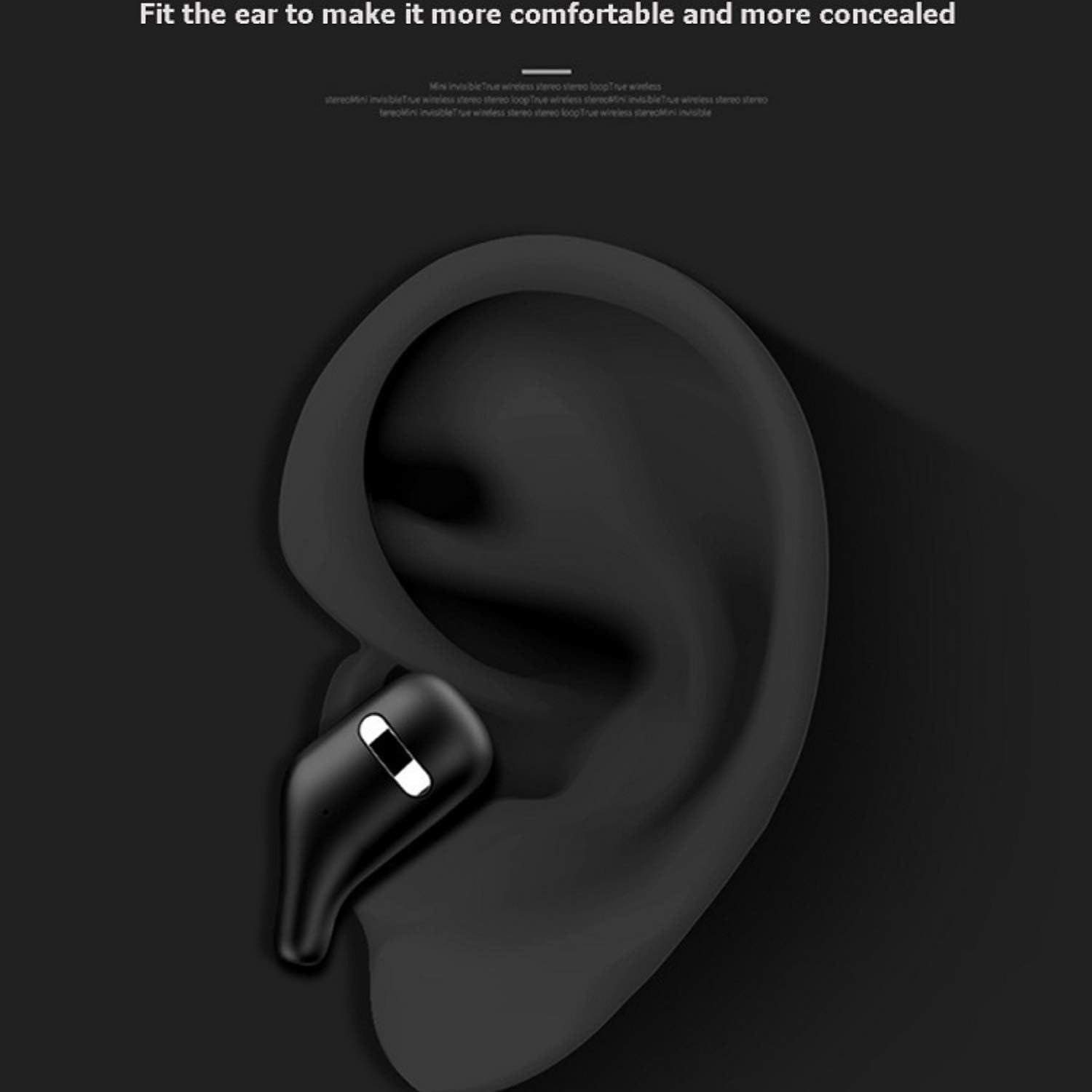 Wireless Earbuds Bluetooth 5.0 True Wireless Earbuds Sports in-Ear TWS Stereo HiFi Sound 30H Playtime Wireless Earphones with Charging Case for iOS Android [2024 Version]