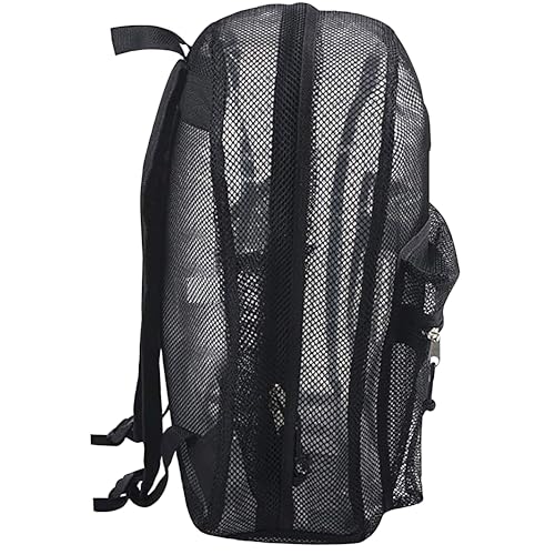 STAPLES 2075277 Mesh Backpack Black (29693)2