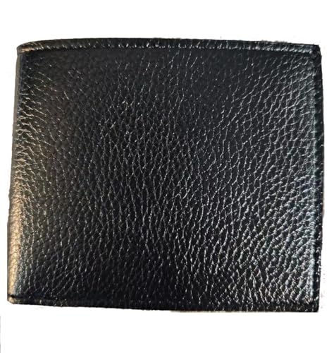 Classic pure black zipper soft men's wallet, suitable for various occasions, easy to carry, can safely store cash and credit cards, suitable for personal use and gift giving（Classic Black）