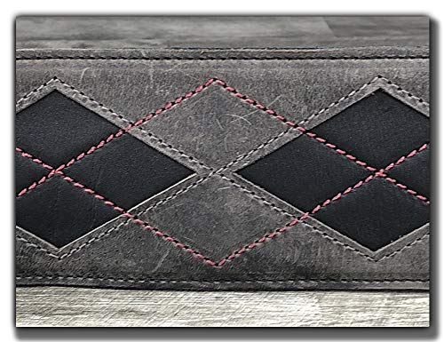 Anthology Gear "Everett" Full Grain Leather Guitar Strap For Electric, Acoustic, And Bass Guitars (Aged Steel / Wine) #TOP2