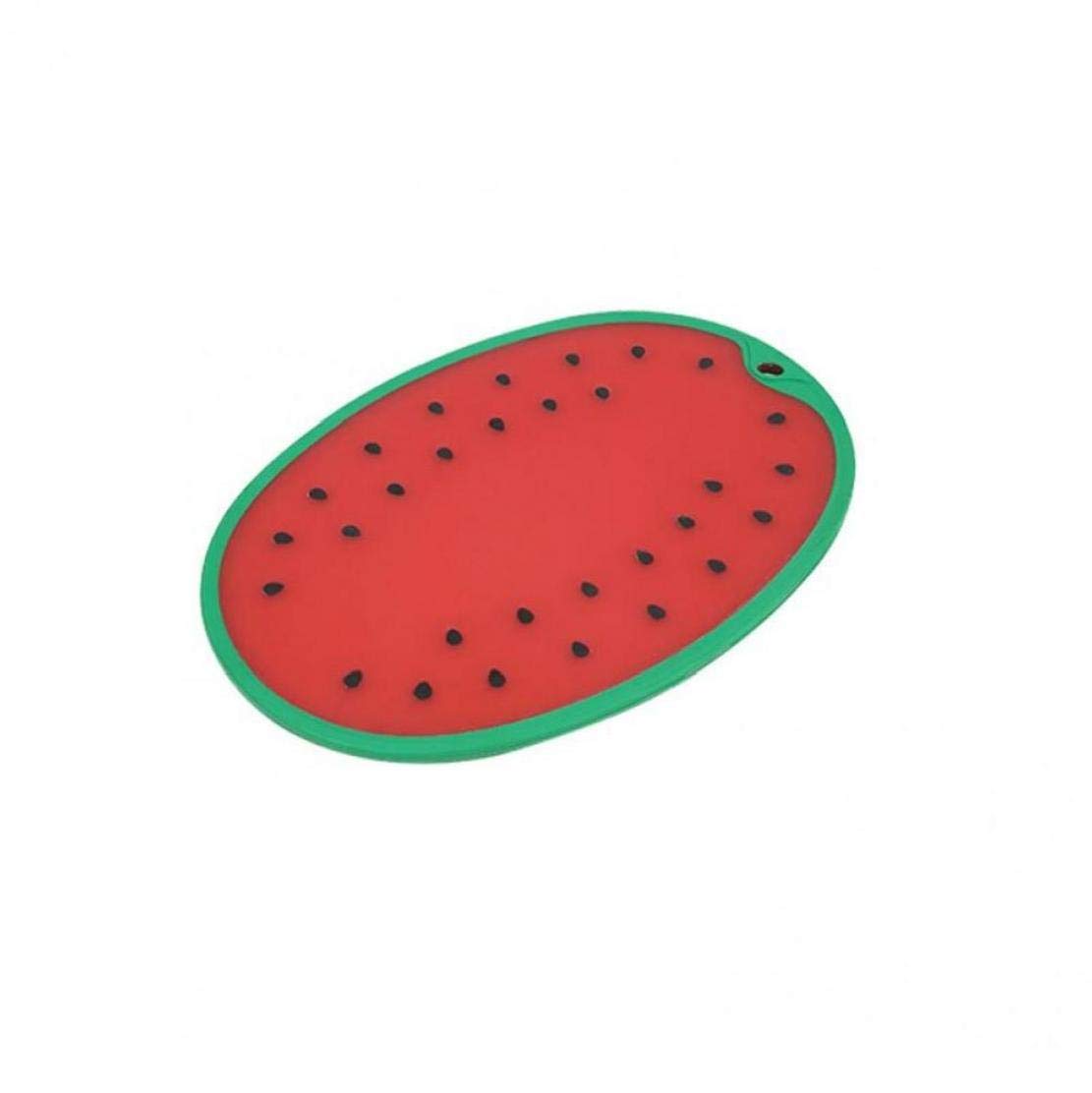AMOYER Plastic Chopping Board Creative Watermelon Shape Vegetable Fruit Cutting Mat Durable Antiskid Meat Cutting Board Kitchen Supplies