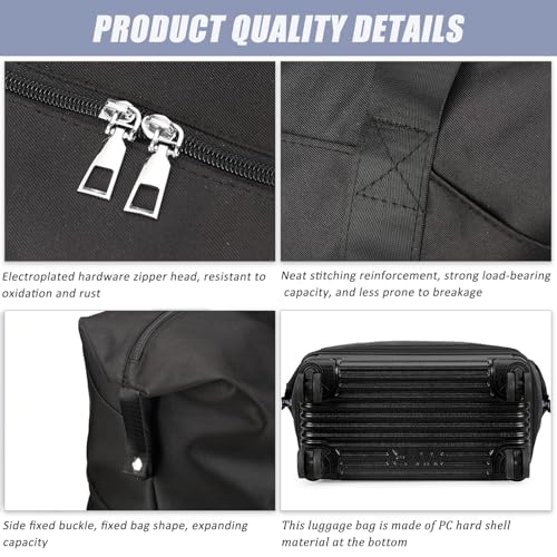 Duffle Bag with Wheels,Foldable Duffle Bag for Travel,Large Suitcases with Wheels,Foldable Travel Bags,Expandable Luggage,Carry on Luggage for Women Men (Pink)4