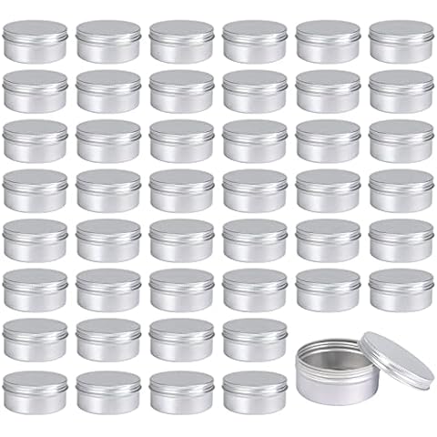 Moretoes 45 latas de aluminio de 4 oz con tapa de rosca Cover