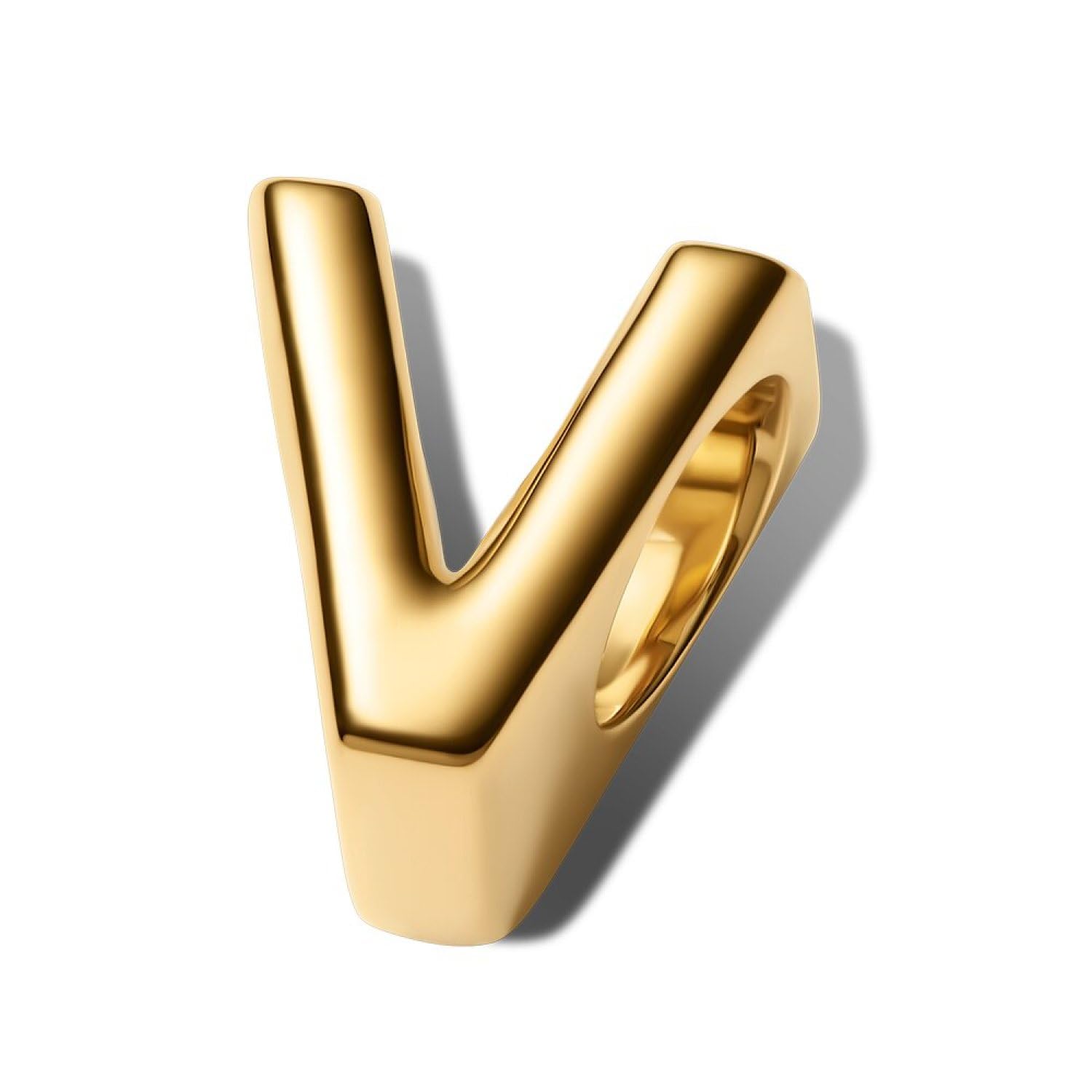 PANDORA Buchstabe V Alphabet-Mini-Charm 763968C00 Charm Anhänger