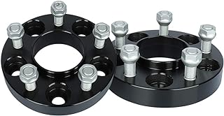 IRONTEK 1in Hubcentric Spacers 5x114.3mm (70.5mm Bore, 1/2x20 Studs) 5x4.5 to 5x4.5 Wheel Spacers Adapter 25mm FITS Ford Explorer Mustang Ranger Crown Victoria, Lincoln Mark VII, Mazda B2500 B3000