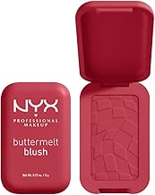 NYX PROFESSIONAL MAKEUP Buttermelt Powder Blush, Fade & Transfer Resistant, Up to 12 Hours Makeup Wear, Vegan Formula - Back And Butta