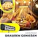 KESSER® Infrarotstrahler Heizstrahler Terrassenstrahler 2500W mit Fernbedienung inkl. Schutzhülle höhenverstellbarem Teleskopstativ Wickeltischstrahler Terrassenheizer Quarzstrahler Infrarot